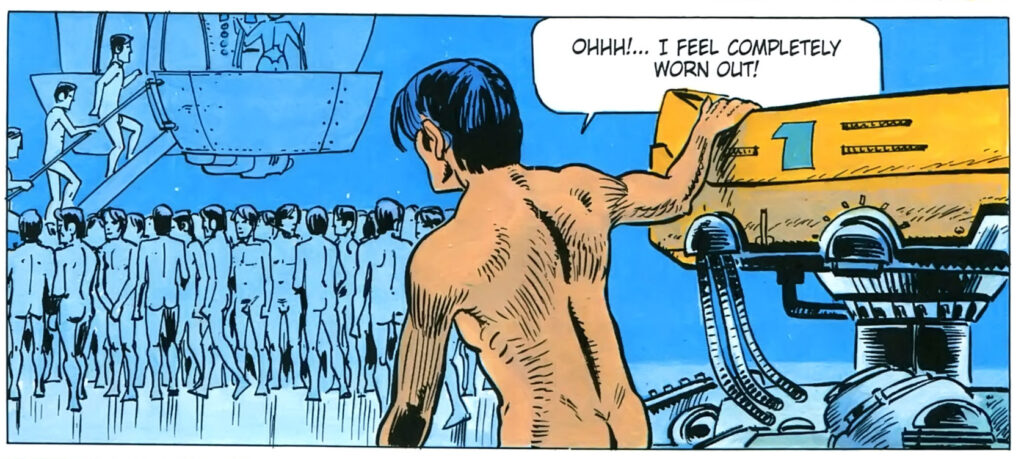 Valérian’s Dick, Butt, and Naked Clones from Valérian & Laureline Comic Book