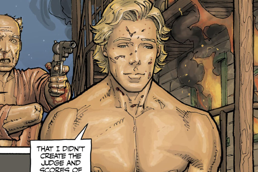 Nude Blond Cowboy in “They’ll Bury You Where You Stand!” from “Paklis #6”<span class="badge-status" style="background:#f62200">Extreme</span> 