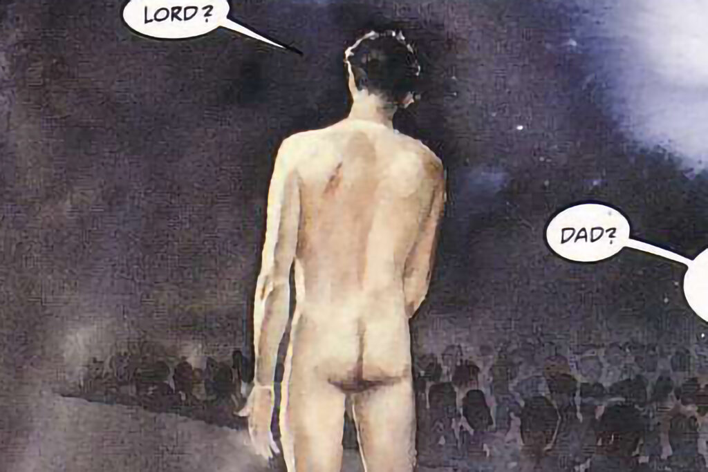 Dick, Butt, Nude Suit (?) in DC Comics/Vertigo’s “The Mystery Play”<span class="badge-status" style="background:#f62200">Extreme</span> 