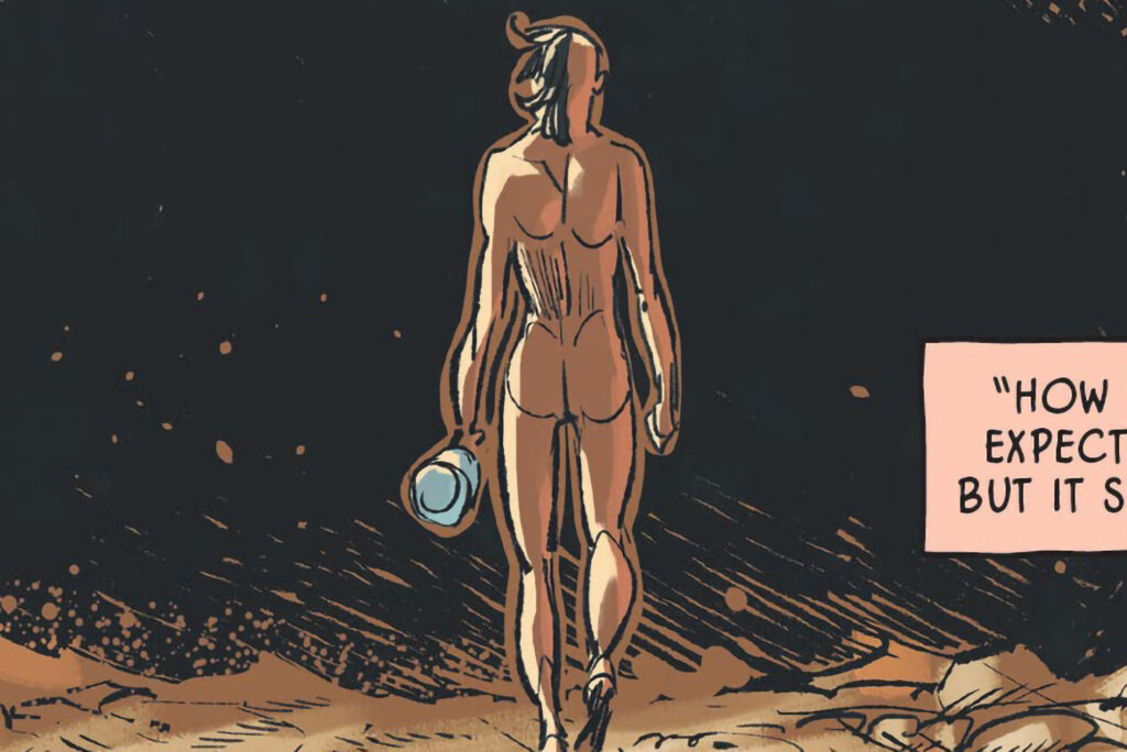 First American’s Butt, Silhoutte of Dick in “Earthdivers”