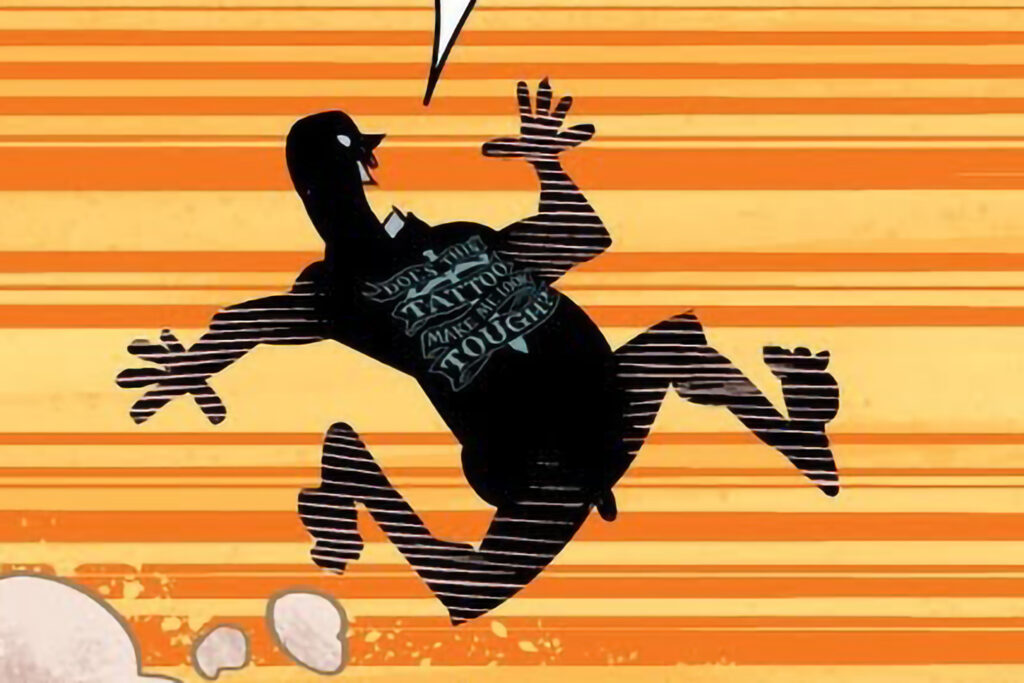 Bald & Chubby Guy’s Uncut Dick, Butt in “Rumble”