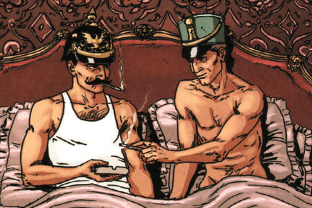 Ferdinand Walsin Esterházy’s Uncut Dick in “L’Homme de l’année T07”