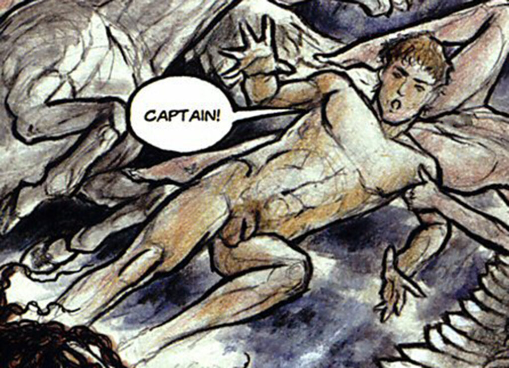 Dicks, Butts, Naked Souls and Statue in Mark Smylie’s “Artesia”